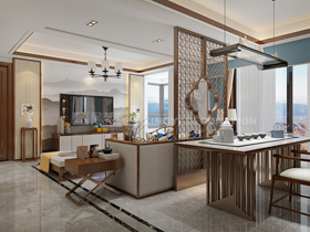 保利領秀前城128平裝修案例